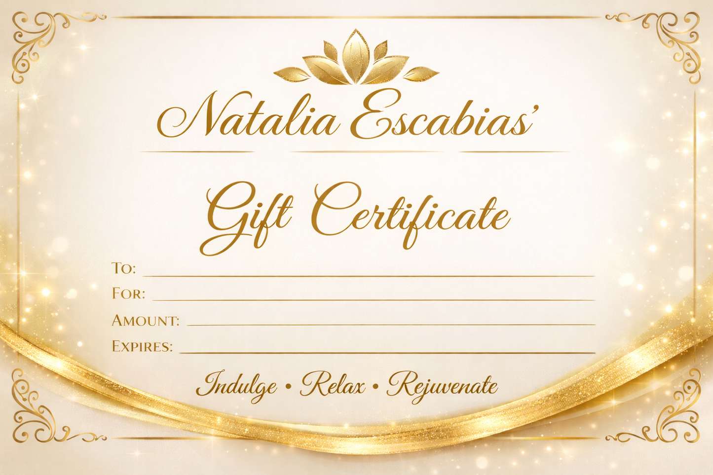Gift Cards Natalia Escabias